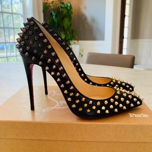 Christian Louboutin Follies Spikes 100 size 37.5